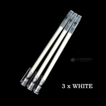 *3pcs Large Capacity 0.6mm Waterproof White Gel Pen Highligh