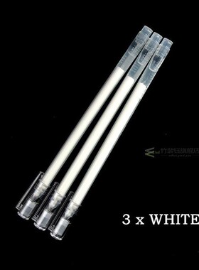 *3pcs Large Capacity 0.6mm Waterproof White Gel Pen Highligh