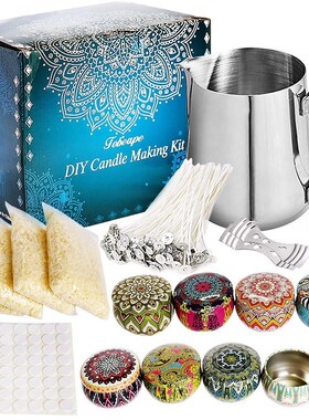 Candle Making Kit Beewax Candles Wick Craft Tools Set Pour P