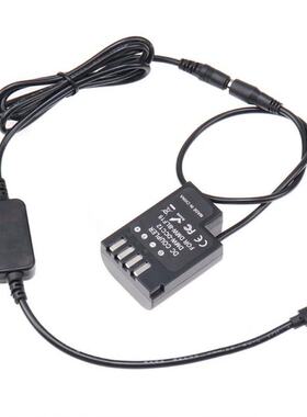 Power Adapter USB Type-C Cable to DMW BLF19/DCC12 Dummy Batt