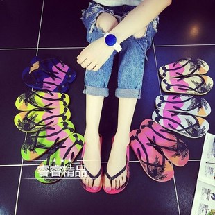 beach shoe outdoor flip flops Female sandals indoor slippers