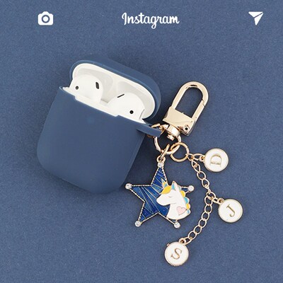 For AirPods 2 Case for Air Pods 3 Pro Case Cute Star cartoo