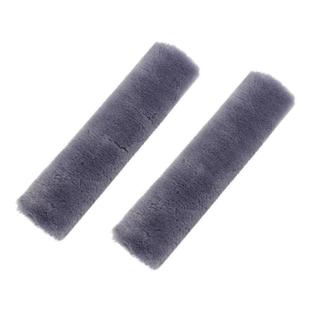 2pcs Soft Car Seatbelt Cover Sheepskin Seat Belt Pillow Pad