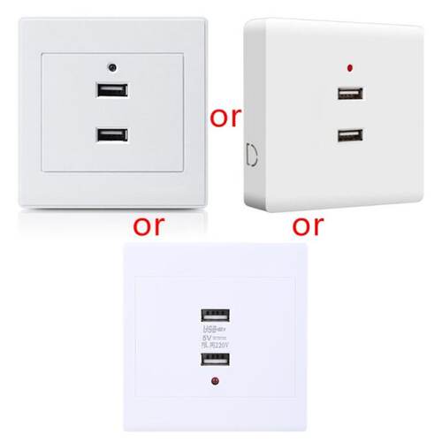 Grounded Electric Wall Charger Adapter Charging 2/4 Ports US