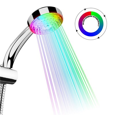 Color Changing Shower Head Led Light Glowing Automatic 7 Col