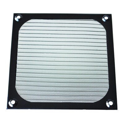 12cm x 12cm PC Cooler Fan Aluminum Dustproof Meshy Filter B