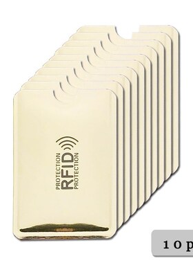 10pCs AntI RFID BLoCkIng ReADeR LoCk CARD HoLDeR ID BAnk CAR