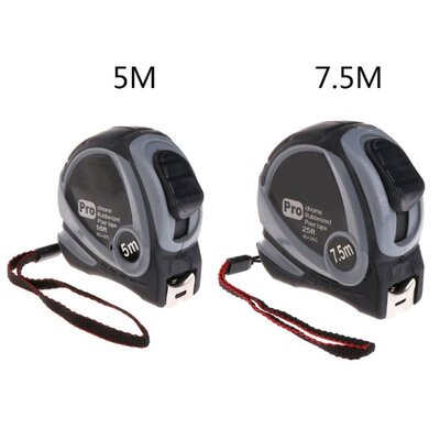 5m 7.5m Retractable Measuring Tape Measure Ruler Rubberized