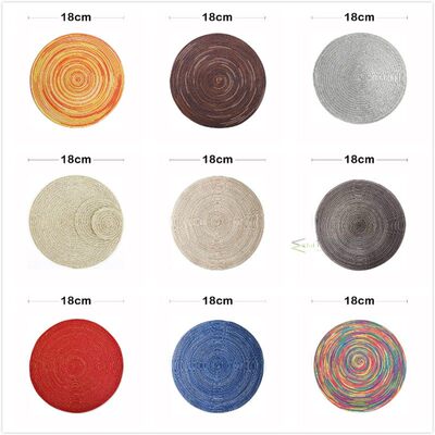 Free Shipping - Homedecor Round Weaving Placemat Dining Tabl