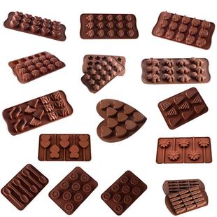3D silicone chocolate mold 16 shapes non-stick candy pudding
