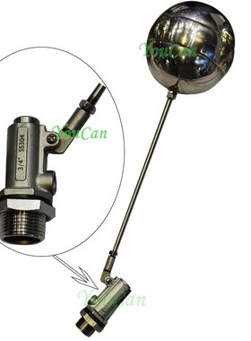 Stainless Steel 304 Flow Control Float ball Valve BSPP Male