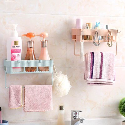 Kitchen wall shelf punched hanging multi-function receive