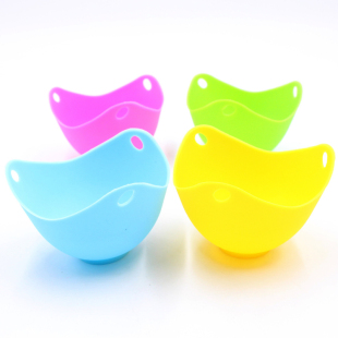 1PCS Egg Poacher Maker Silicone Poaching Pods Pan Poached C