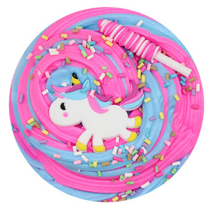60ml Color nicorn Fluffy Slime Glue Butter Modelling Slimes