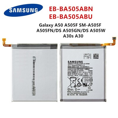 SAMSUNG Orginal EB BA505ABN EB BA505ABU 4000mAh battery For