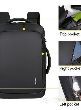 USB Charging Bags Travel Bagpack Men Laptop Backpack Male B