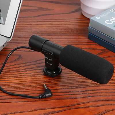 3.5mm Vlog Recording Portable Video Camera Microphone Photo