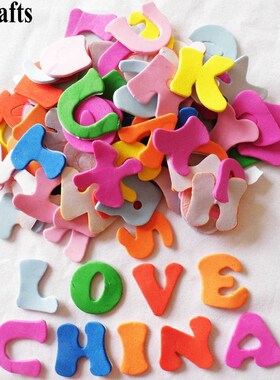 1bag/LOT.A Z letters foam stickers Alphabet stickers Kids t