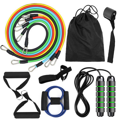 TOMSHOO 17Pcs Resistance Bands Set Workout Fintess Exercise