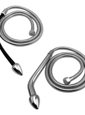 Enema Cleaning Butt Plug Flusher Long Tube Stainless Steel I