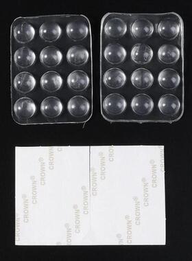 24 Pcs Resin Mute Pads Door Knob Wall Collision Avoidance To