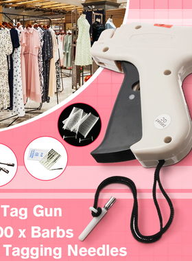 1Set Clothes Gart Price Label Tagging Tag Tools Machine+1000