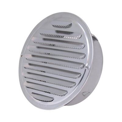 80/100/120/160mm Flat Head Hood Stainless Steel Round Louver