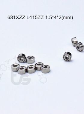10pcs 681ZZ L415ZZ 1.5*4*2(mm) free shipping chrome steel M
