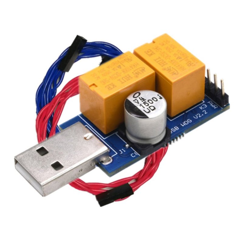 Relay USB Watchdog Computer Crash Automatic Restart Blue Scr