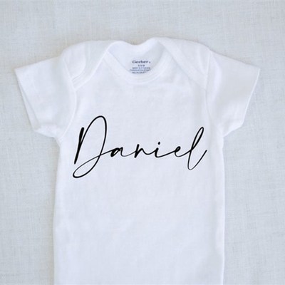 Custom Baby Onesie, Personalized Baby Boys Girls Clothes Ba