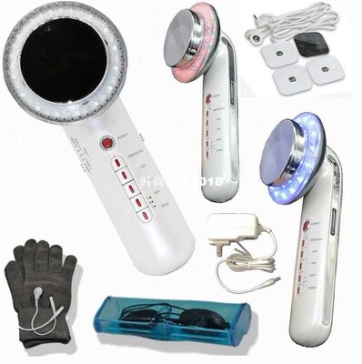 6IN1 1MHz Ultrasonic Massager Galvanic Photon Face Cleaning
