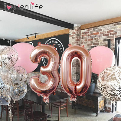 40inch 30/40/50/60 Anniversary Aluminium Foil Balloons Happ