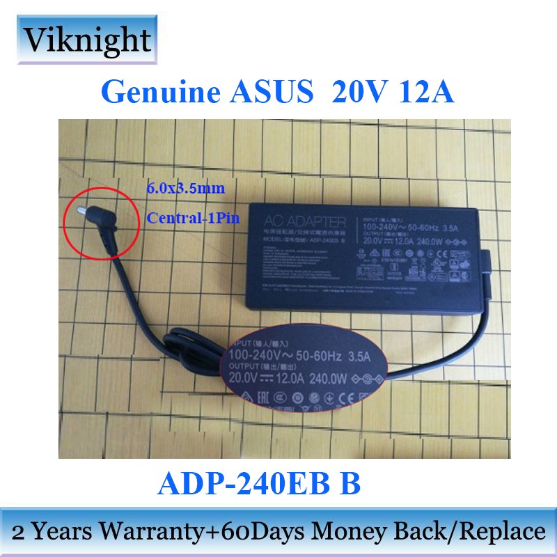 Genuine ADP 240EB B 20V 12A AC Adapter Power Supply For AS