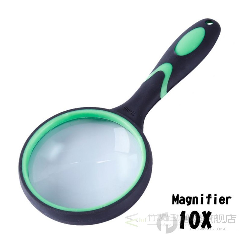 60mm Portable Handheld 10X Reading Magnifying Glass Handle M