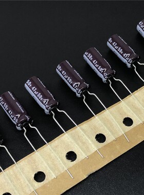 10pcs 47uF 50V NICHICON PJ Series 6x15mm 50V47uF Low Impedan