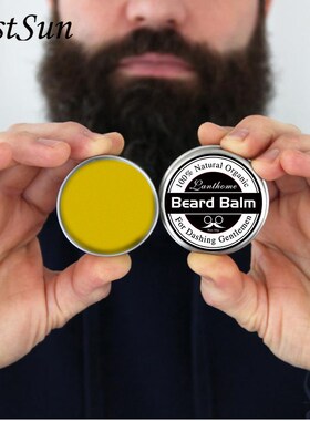 Natural Beard Balm Men Beard Oil Hair Growth Wax Product Pr