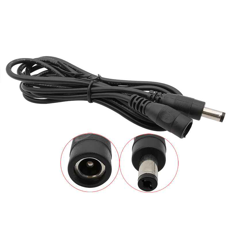 0.5m/1m/1.5m/2m/3m/5m/10m 5.5 x 2.1mm DC Power Cable Connect