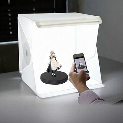 LED Folding Photo background light box Softbox with Photogra