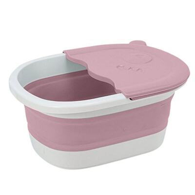 U50A Plastic Foldable Foot Bath Bucket Footbath Massage Wash