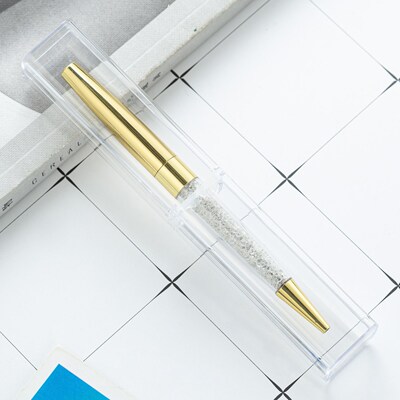 Clear Mini Storage Box Acrylic Pen Pencil Case Sleeve Holde