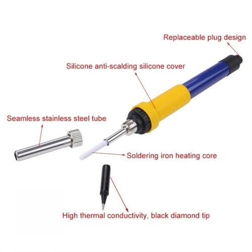 Portable Soldering Iron Repair Rework Tools Welding 185mm 60