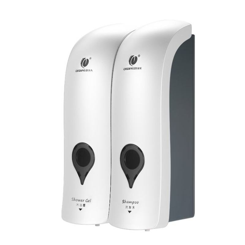 300ml*2 Wall Mounted Double-Head Manual Soap Dispenser Showe