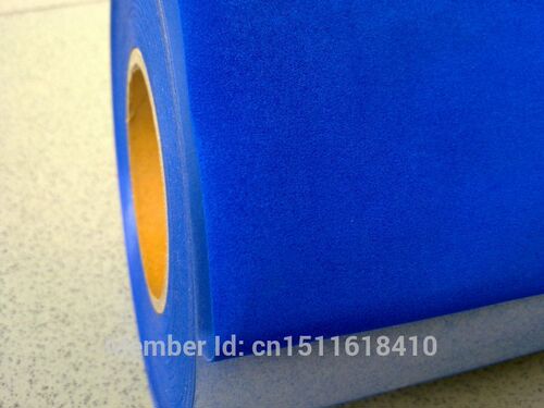 CDF 06 Royal blue color Korea Quality Flock Heat Transfer V