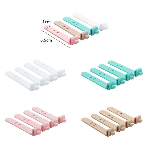 Wholesale 4PCS Silicone Cable Winder Earphone Data Line Mou
