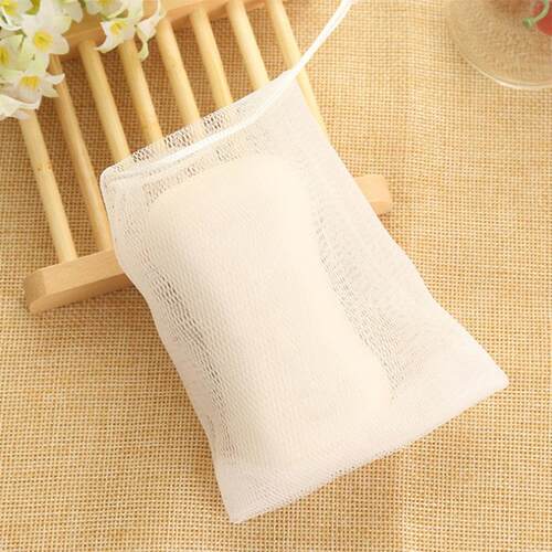 10pcs Soap Mesh Soap Foaming Net Bubble Mesh Bag Skin Clean