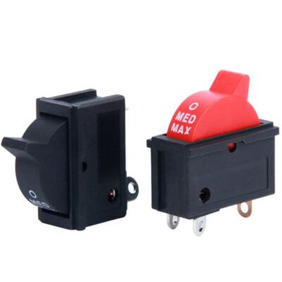 Hair Dryers Rocker Switch 3 Pin 3 Position SPST Toggle Switc