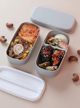 Kids Portable Safety Material Lunch Box 2 Layer Individual B