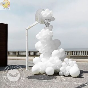 5-36inch Big Matte White Latex Balloons Macarone Color Infla