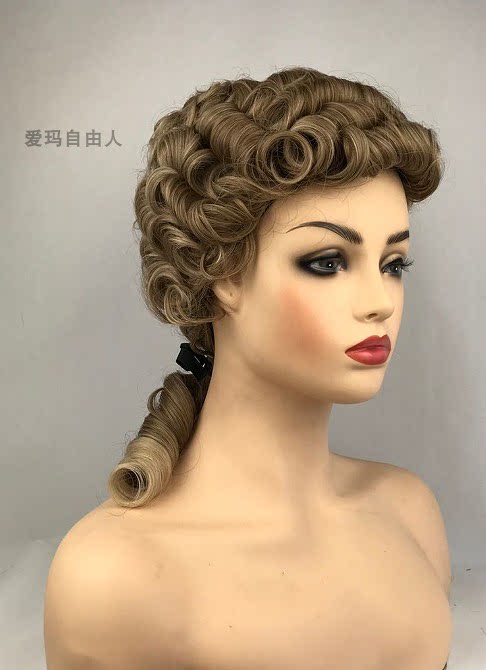 亚麻金欧美宫廷高温丝
