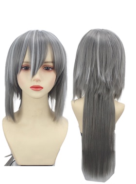 Sound Horizon 7th Marchen 暗男 灰色高温丝 cos动漫假发